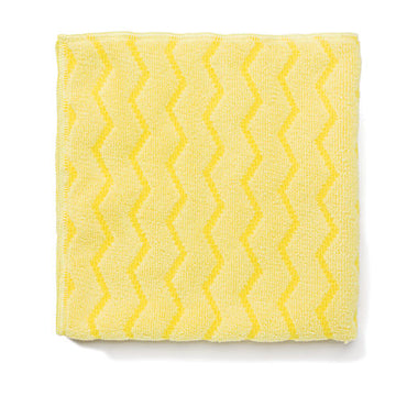Rubbermaid® Commercial Reusable Cleaning Cloths, Microfiber, 16 X 16, Yellow, 12-carton freeshipping - TVN Wholesale